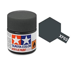 Краска матовая акриловая (German grey), Tamiya XF-63
