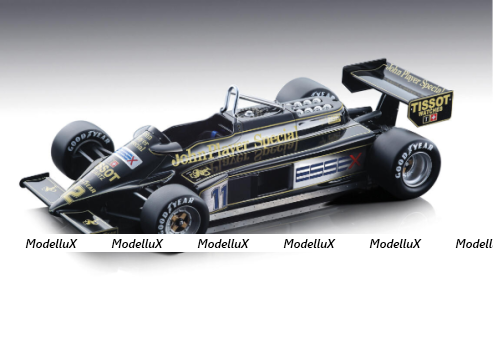 Lotus 87 Cosworth V8 F1 JPS Essex Italy GP 1981 #11, Driven by Elio de Angelis, TM18170A, Tecnomodel 1:18