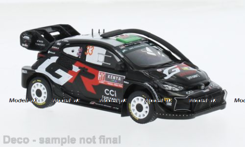 Toyota Yaris Rally 1, WRC, Safari Rallye Kenia, 2024, #33,E.Evans/S.Martin, RAM937C, IXO 1:43