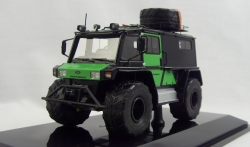 Петрович 204-50 4x4 черно-зеленый, 220450, DiP Models 1:43