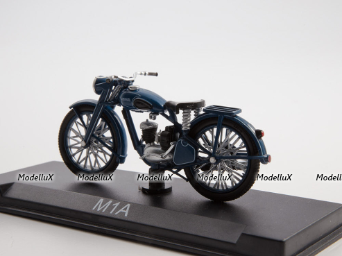 М-1-А, синий, Наши Мотоциклы №3, Modimio 1:43