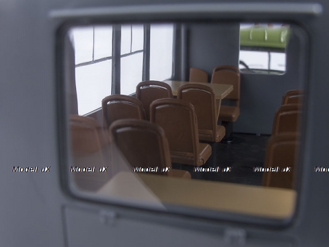 ЗИЛ 131 вахтовый автобус (хаки-серый), SSM1091