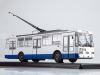 Троллейбус Skoda-14TR, 1980, бело-синий, SSM4043, SSM 1:43