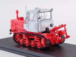 Трактор Т-150 гусеничный красный/белый, SSM8010