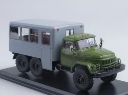 ЗИЛ 131 вахтовый автобус (хаки-серый), SSM1091
