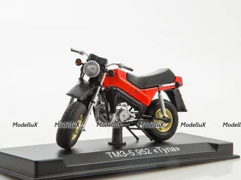 ТМЗ-5.952 «Тула» 1990, красный, Наши Мотоциклы №17, Modimio 1:43