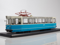 Трамвай ЛМ-68 бело-голубой, SSM4063, SSM 1:43