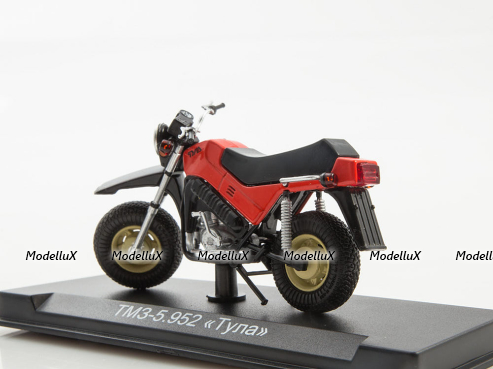 ТМЗ-5.952 «Тула» 1990, красный, Наши Мотоциклы №17, Modimio 1:43