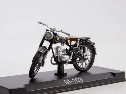 М-103 1962, черный,  Наши Мотоциклы №5, Modimio 1:43