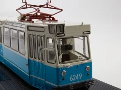 Трамвай ЛМ-68 бело-голубой, SSM4063, SSM 1:43