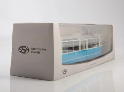 Трамвай ЛМ-68 бело-голубой, SSM4063, SSM 1:43