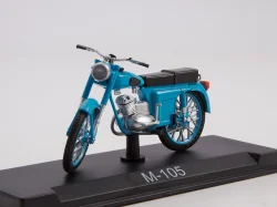 М-105 1967, голубой, Наши Мотоциклы №9, Modimio 1:43