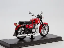 CZ-350 Sport 472.6 1976, красный, Наши Мотоциклы №8, Modimio 1:43