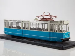 Трамвай ЛМ-68 бело-голубой, SSM4063, SSM 1:43