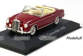 Mercedes 220SE Convertible (W128) 1958 red, Altaya 1:43