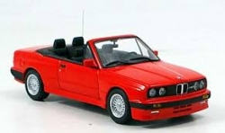 BMW M3 (E30) Cabriolet 1988 Red, 870020230, Minichamps 1:87