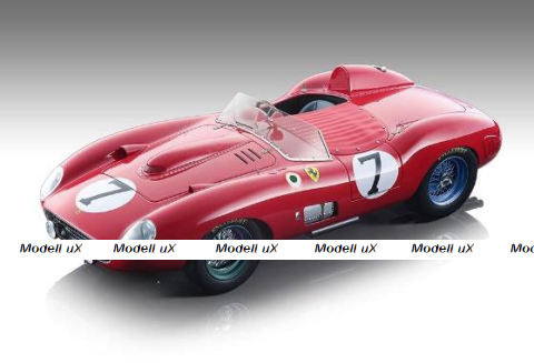 Ferrari 335 S 24h Le Mans 1957 #7 Driven by: M. Hawthorn, L. Musso, TM18-210B, Tecnomodel 1:18