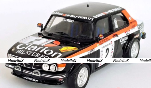 Saab 99, No.2, Boucles de Spa, 1980 S.Blomqvist/B.Cederberg, Trofeu 1:43