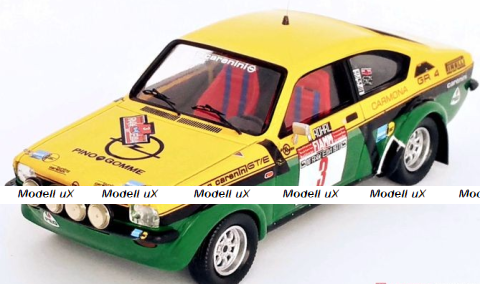 Opel Kadett GT/E, No.3, Rally Elba, 1977 W.Röhrl/W.Pitz, Trofeu 1:43