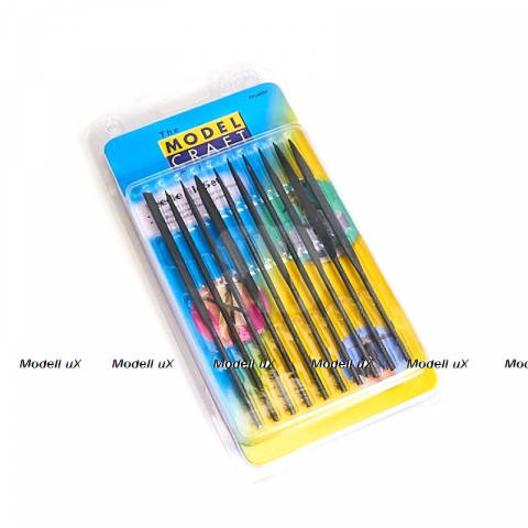 Набор надфилей средней длины, 10 шт, Model Craft 