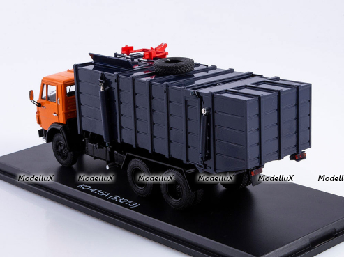 Камаз-53213 КО-415 оранжевый/синий, SSM1505, SSM 1:43