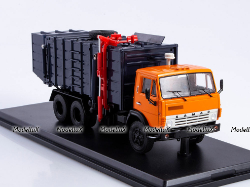 Камаз-53213 КО-415 оранжевый/синий, SSM1505, SSM 1:43