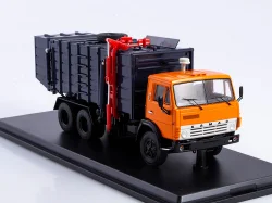 Камаз-53213 КО-415 оранжевый/синий, SSM1505, SSM 1:43