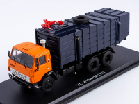 Камаз-53213 КО-415 оранжевый/синий, SSM1505, SSM 1:43