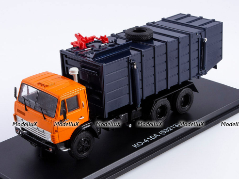 Камаз-53213 КО-415 оранжевый/синий, SSM1505, SSM 1:43