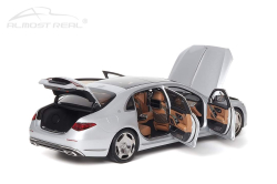 Mercedes-Maybach S-Class 2021, silver, ALM820118, Almost Real 1:18