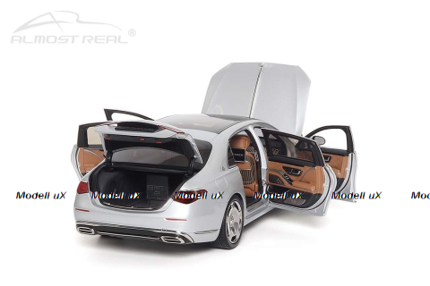 Mercedes-Maybach S-Class 2021, silver, ALM820118, Almost Real 1:18