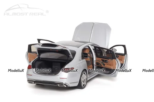 Mercedes-Maybach S-Class 2021, silver, ALM820118, Almost Real 1:18