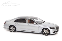 Mercedes-Maybach S-Class 2021, silver, ALM820118, Almost Real 1:18