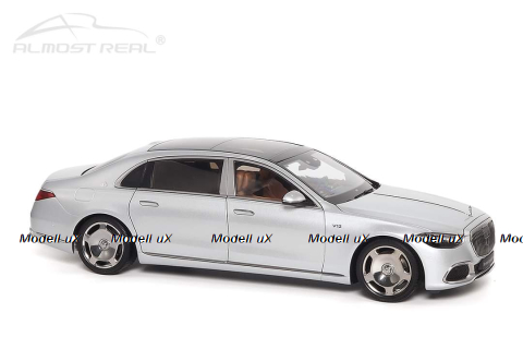 Mercedes-Maybach S-Class 2021, silver, ALM820118, Almost Real 1:18