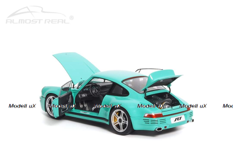 Porsche RUF SCR, 2018, mint green, ALM880206, Almost Real 1:18