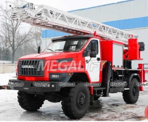 АЛ-31 (Урал-Next 43206 4х4), пожарная автолестница, TruckTyr 1:43