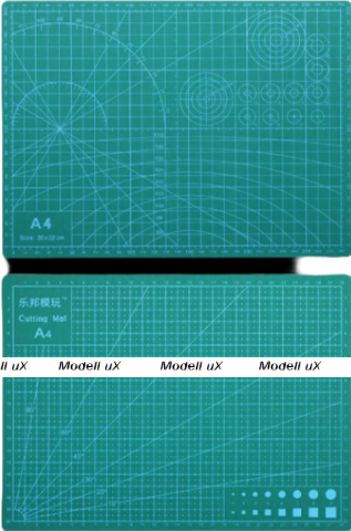 Коврик для моделирования самовосстанавливающийся А4, двусторонний, (30х22см), зеленый, LMP