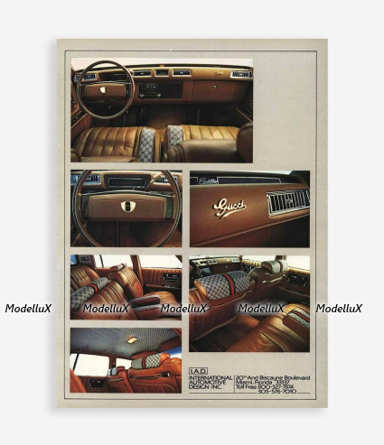 Cadillac Seville, 1982, Limited Edition, GUCCI & Hot Wheels 1:64