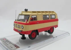 Уаз-450А "Передвижная Пожарная Лаборатория", бежевый/красный, 1962г., 145021, DiP Models 1:43
