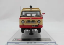 Уаз-450А "Передвижная Пожарная Лаборатория", бежевый/красный, 1962г., 145021, DiP Models 1:43