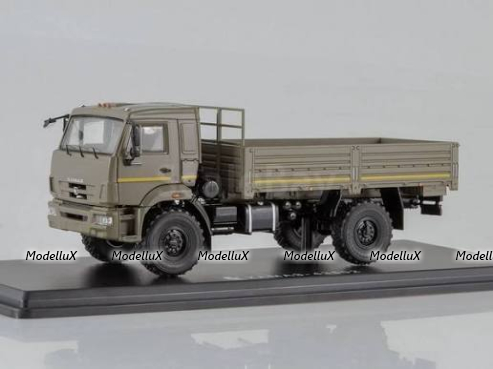 Камаз-43502 Мустанг рестайлинг, хаки, SSM1243, SSM 1:43