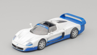 Maserati MC12 2004, white/blue, Суперкары, лучшие Автомобили Мира #75, Deagostini 1:43