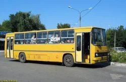 Ikarus-260.27  1985 автобус с планетарными дверьми, оранжевый, Modellux 1:43