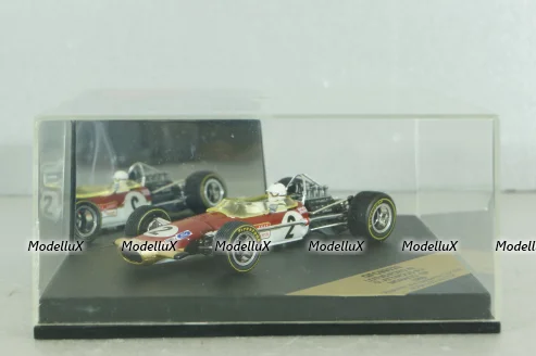 Lotus Ford 49 #2 D.Attwood, Monaco GP  1969, red, Formula 1, QFC99029, Quartzo 1:43