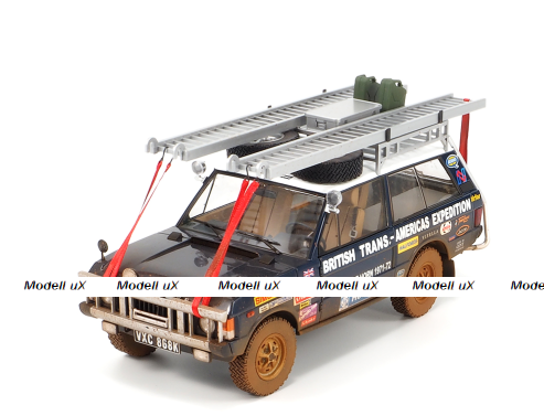 RANGE ROVER ‘THE BRITISH TRANS-AMERICAS EXPEDITION’ – EDITION 1971-1972 (868K) – DIRTY VERSION, Almost Real 1:18