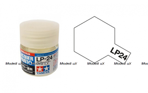 Лак прозрачный полуглянцевый Semi Gloss Clear, Tamiya LP-24
