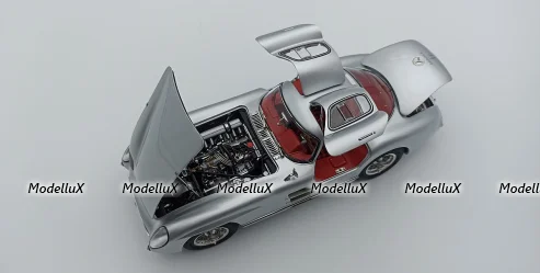 Mercedes 300 SLR Coupe, 1955, red interior, CMC 1:18