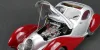 Talbot-Lago Coupe T150 C-SS Figoni & Falaschi “Teardrop”, 1937-39 silver / red, CMC 1:18