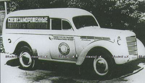 Москвич-400 фургон "МосПищеПрома", Probe43 1:43