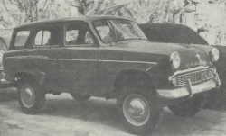 Москвич-411 полноприводный 1959г, TruckTyr 1:43